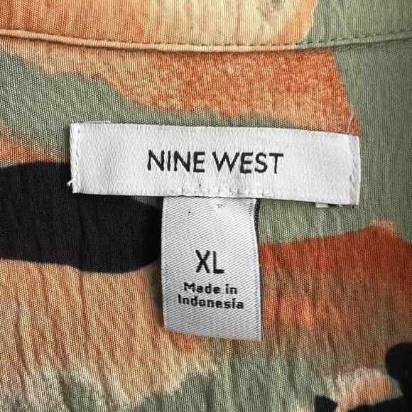 Nine West Multicolor Abstract Mini Dress Size XL - Picture 5 of 6